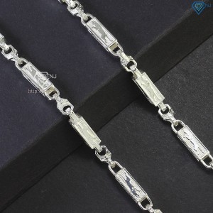 Dây chuyền bạc nam hoạ tiết con báo to DCK0134 - Trang Sức TNJ