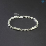 Lắc tay bạc nam hoạ tiết ngôi sao LTA0160