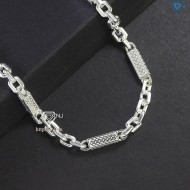 Lắc tay bạc nam hoạ tiết kim tiền LTA0165