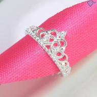Nhẫn bạc nữ hình vương miện đẹp NN0479 - Trang Sức TNJ