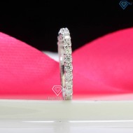 Nhẫn bạc nữ đính full kim cương Moissanite NNM0059