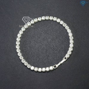 Lắc tay Tennis bạc cho nữ đính đá 4mm LTN0283 - Trang Sức TNJ