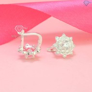Bông tai bạc nữ hình bông hoa đẹp BTN0255 - Trang sức TNJ