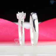 Nhẫn đôi bạc nam nữ sang trọng ND0494 - Trang Sức TNJ