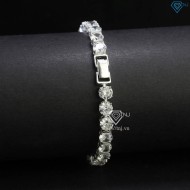 Lắc tay Tennis bạc cho nam đính đá 5mm LTA0112 - Trang Sức TNJ