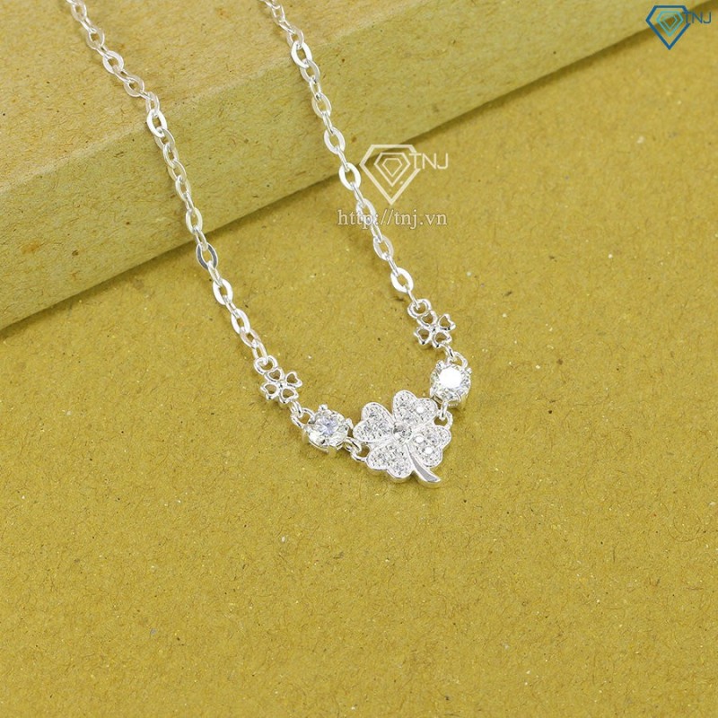 Quà trung thu cho người yêu lắc tay nữ hình cỏ 4 lá LTNM0007