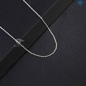 Dây chuyền bạc nữ dạng xoắn nhỏ DNK0009.1 - Trang Sức TNJ