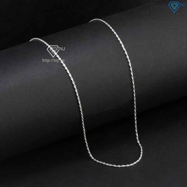 Dây chuyền bạc nữ dạng xoắn nhỏ DNK0009.1 - Trang Sức TNJ