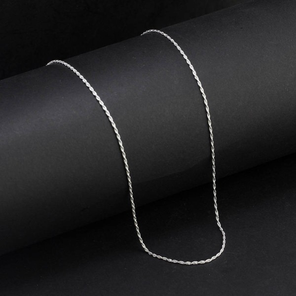 Dây chuyền bạc nữ dạng xoắn nhỏ DNK0009.1