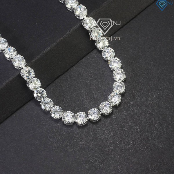 Lắc tay bạc Tennis cho nam đính đá 6mm LTA0175 - Trang Sức TNJ
