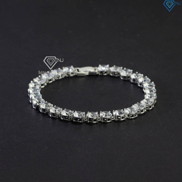 Lắc tay bạc Tennis cho nam đính đá 6mm LTA0175 - Trang Sức TNJ