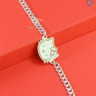 Lắc bạc cho bé khắc tên hình Hello Kitty LTT0166 - Trang Sức TNJ