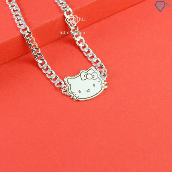 Lắc bạc cho bé khắc tên hình Hello Kitty LTT0166 - Trang Sức TNJ