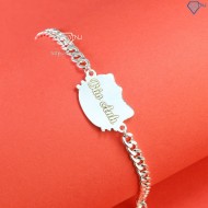Lắc bạc cho bé khắc tên hình Hello Kitty LTT0166 - Trang Sức TNJ