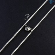 Vòng tay đôi bạc đơn giản khắc tên theo yêu cầu LTD0062