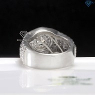 Nhẫn Moissanite nam mặt tròn 5.0mm - Kiểm định GRA NNAM0170