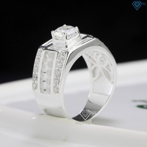 Nhẫn nam bạc cao cấp đính đá NNA0693 - Trang sức TNJ