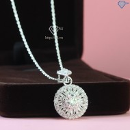 Quà  20 10 cho mẹ dây chuyền nữ cao cấp đính Moissanite DCNM0020