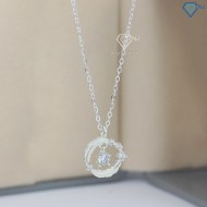 Quà tặng 20 10 cho nhân viên nữ dây chuyền lông vũ bằng bạc DCN0567