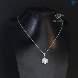 Quà 20 10 cho cô giáo dây chuyền nữ mặt đính Moissanite 7.0mm DCNM0023