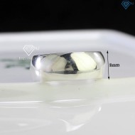Nhẫn bạc nam trơn cá tính mạnh mẽ NNA0106 - Trang Sức TNJ
