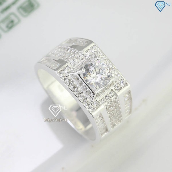 Nhẫn bạc nam 925 đơn giản NNA0704 - Trang sức TNJ