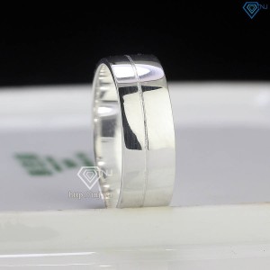 Nhẫn bạc nam trơn cách điệu NNA0711 - Trang Sức TNJ