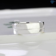 Nhẫn bạc nam trơn cách điệu NNA0711 - Trang Sức TNJ