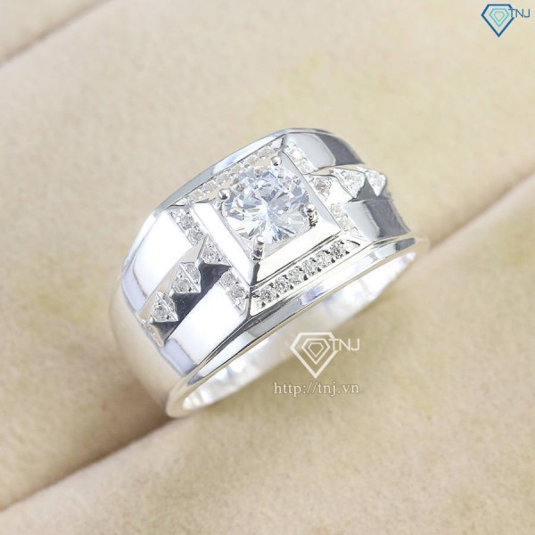 Nhẫn bạc nam cá tính bản nhỏ NNA0722 - Trang sức TNJ