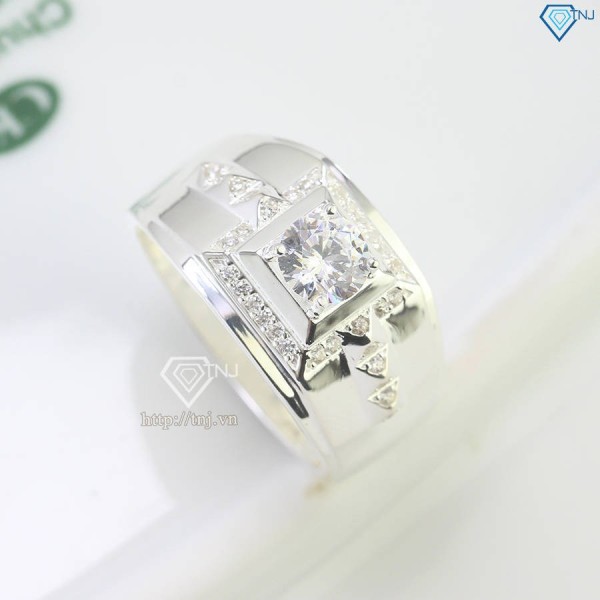 Nhẫn bạc nam cá tính bản nhỏ NNA0722 - Trang sức TNJ