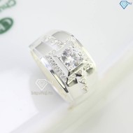 Nhẫn bạc nam cá tính bản nhỏ NNA0722 - Trang sức TNJ