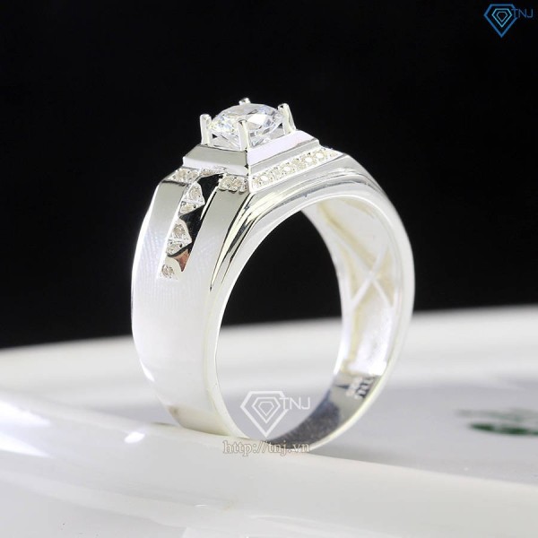 Nhẫn bạc nam cá tính bản nhỏ NNA0722 - Trang sức TNJ
