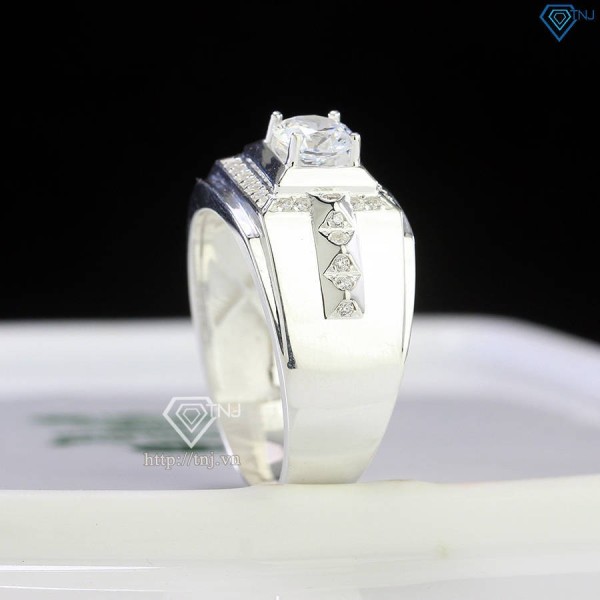 Nhẫn bạc nam cá tính bản nhỏ NNA0722 - Trang sức TNJ