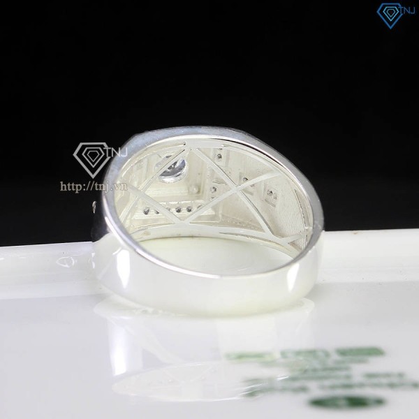 Nhẫn bạc nam cá tính bản nhỏ NNA0722 - Trang sức TNJ