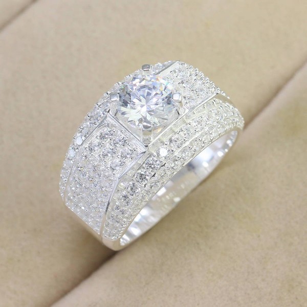 Nhẫn bạc nam 925 cá tính NNA0724