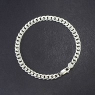 Lắc tay bạc nam mắt xích 5mm LTA0180