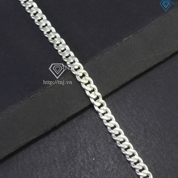 Lắc tay bạc nam mắt xích 5mm LTA0180
