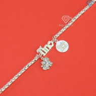 Lắc bạc cho bé hình con rồng khắc tên LTT0172