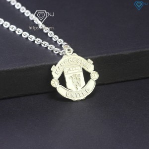 Dây chuyền bạc nam mặt Manchester United DCA0161