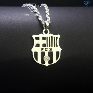 Dây chuyền bạc nam mặt Barcelona DCA0162