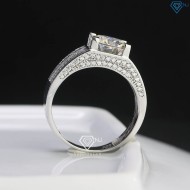 Nhẫn Moissanite nam sang trọng 9.0mm - Kiểm định GRA NNAM0190