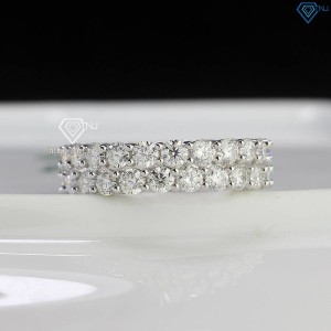 Nhẫn nam bạc dạng tròn đính full kim cương Moissanite NNAM0191