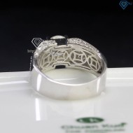 Nhẫn Moissanite nam đính đá kim cương 7.0mm - Kiểm định GRA NNAM0200