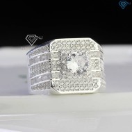 Nhẫn bạc nam bản to cao cấp NNA0736