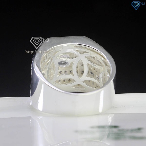 Nhẫn bạc nam bản to cao cấp NNA0736