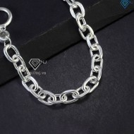 Lắc tay bạc nam mắt xích to Hiphop LTA0182