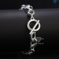 Lắc tay bạc nam mắt xích to Hiphop LTA0182