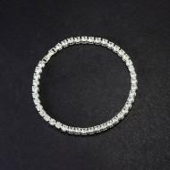 Lắc tay Tennis bạc cho nam đính đá 3mm LTA0194
