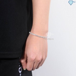 Lắc tay Tennis bạc cho nam đính đá 3mm LTA0194 - Trang Sức TNJ