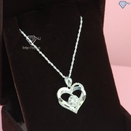 Quà Valentine cho người yêu dây chuyền nữ Moissanite DCNM0012